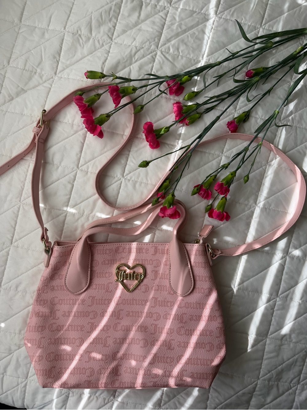 Y2k Style Multi-Strap bag Juicy Couture Pink Purse/Bag